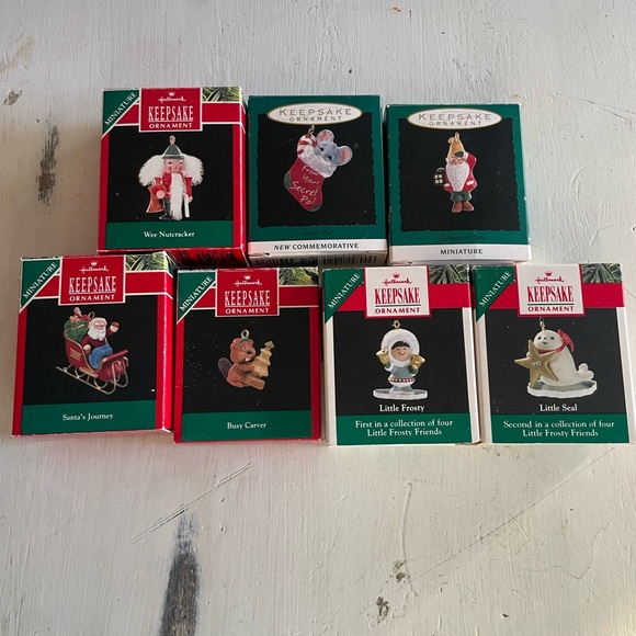 Hallmark Other - Hallmark Keepsake Ornament Collection of Seven Miniatures Tiny In Box
